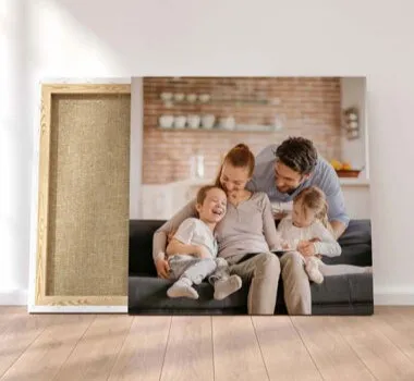 Foto di famiglia su stampa personalizzata